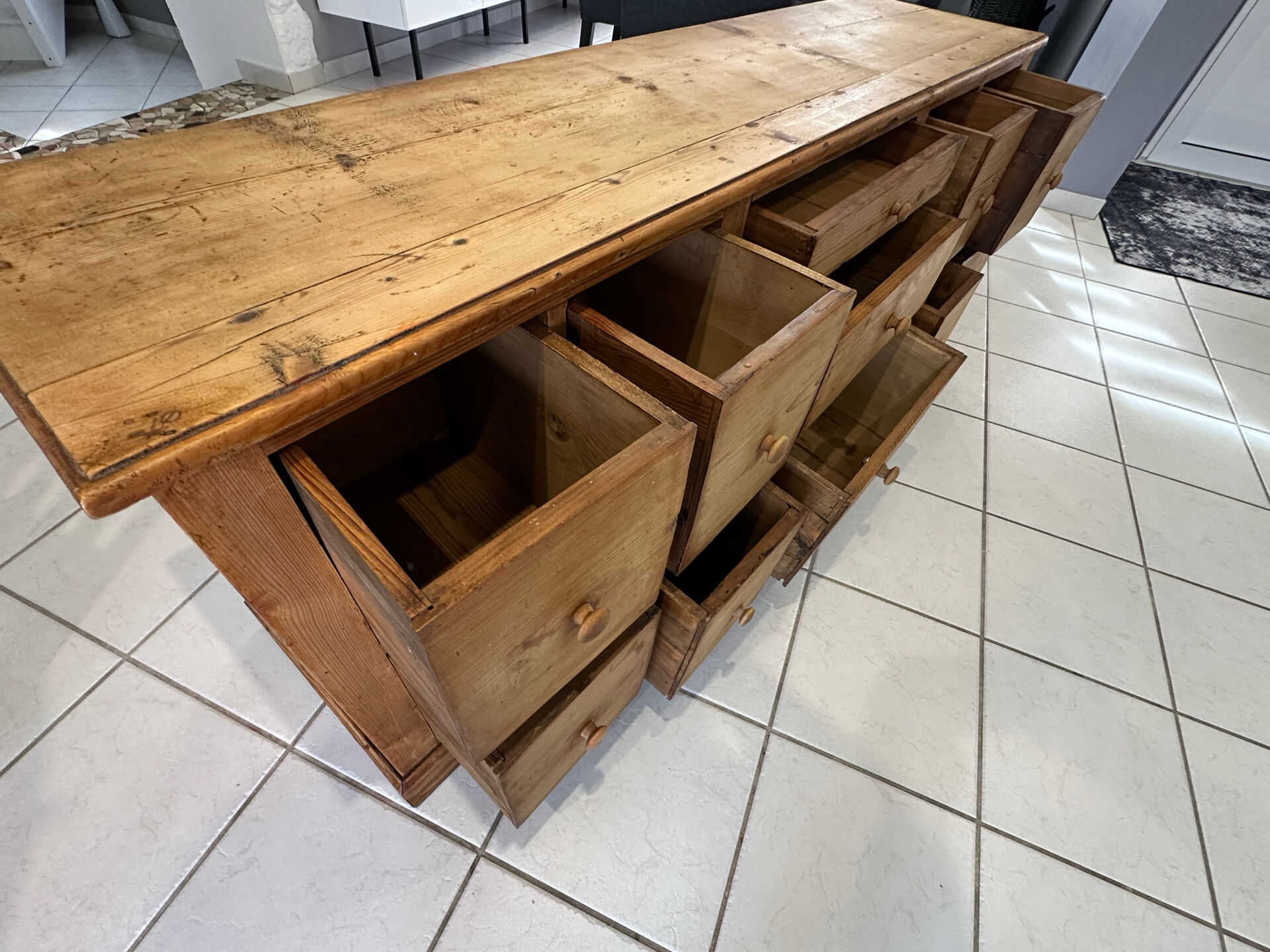 Vintage 1950s workshop sideboard