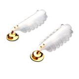 Set of 1950's French Lucite Shell sconces
