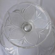 Glass footed bowl