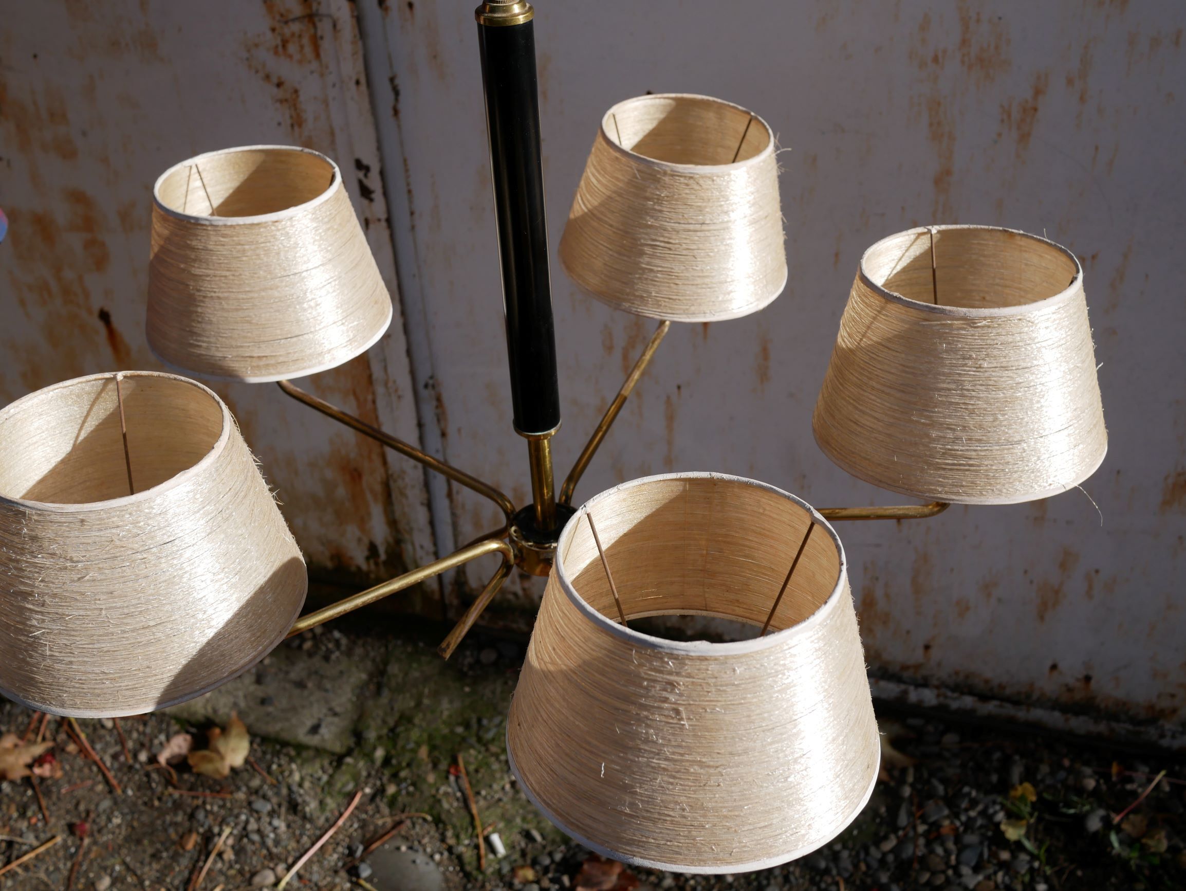 Vintage brass chandelier