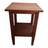Petite table d'appoint / guéridon en bois vintage