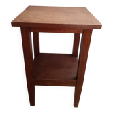 Petite table d'appoint / guéridon en bois vintage