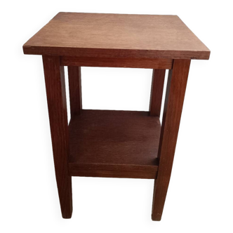 Petite table d'appoint / guéridon en bois vintage
