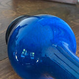 Pair of crackled ceramic lamps