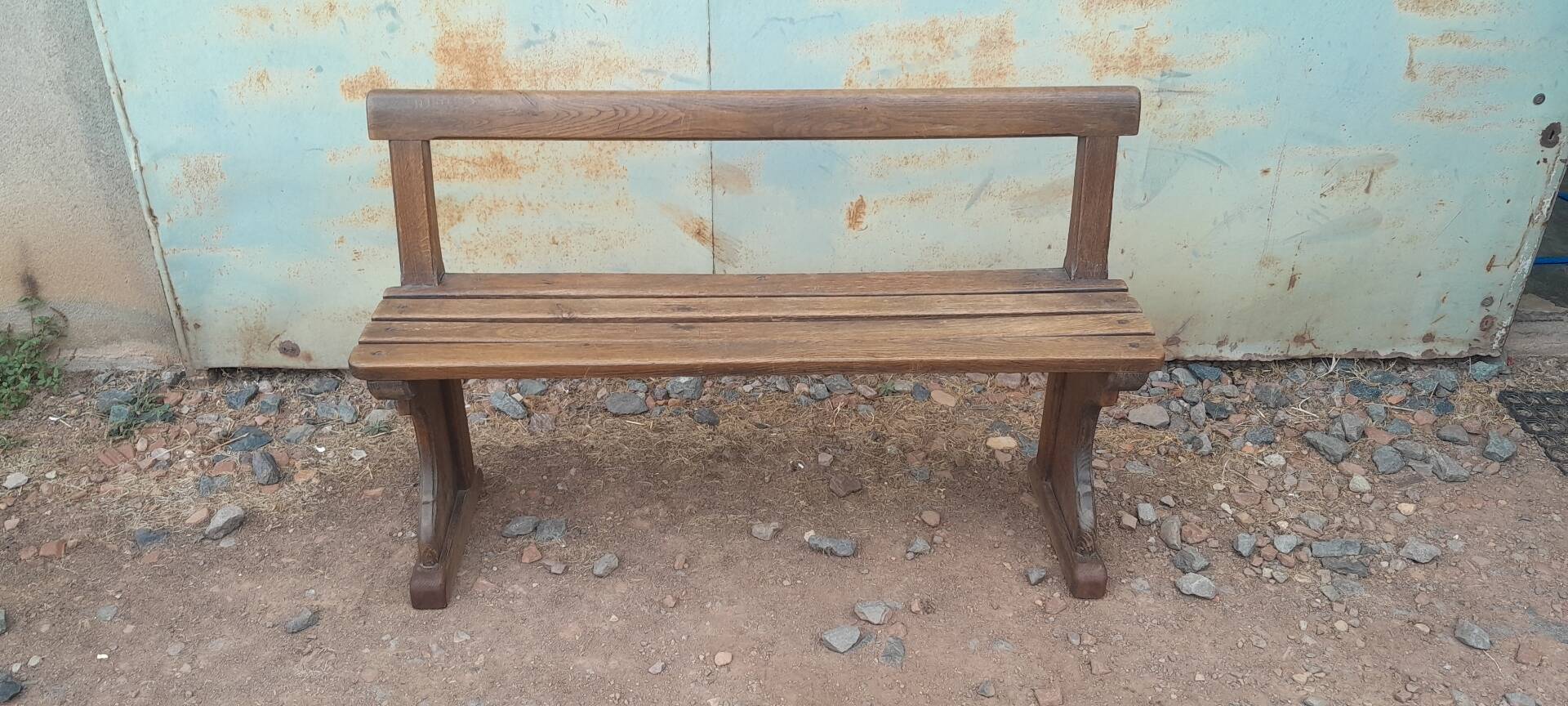 Small oak decorative bench