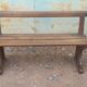 Small oak decorative bench