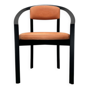 Chaise Postmoderne Allemande - cuir