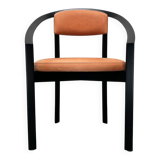 Postmodern German Chair Model Nostro in Leather by Andreas Weber for Rosenthal Einrichtung, 1980s