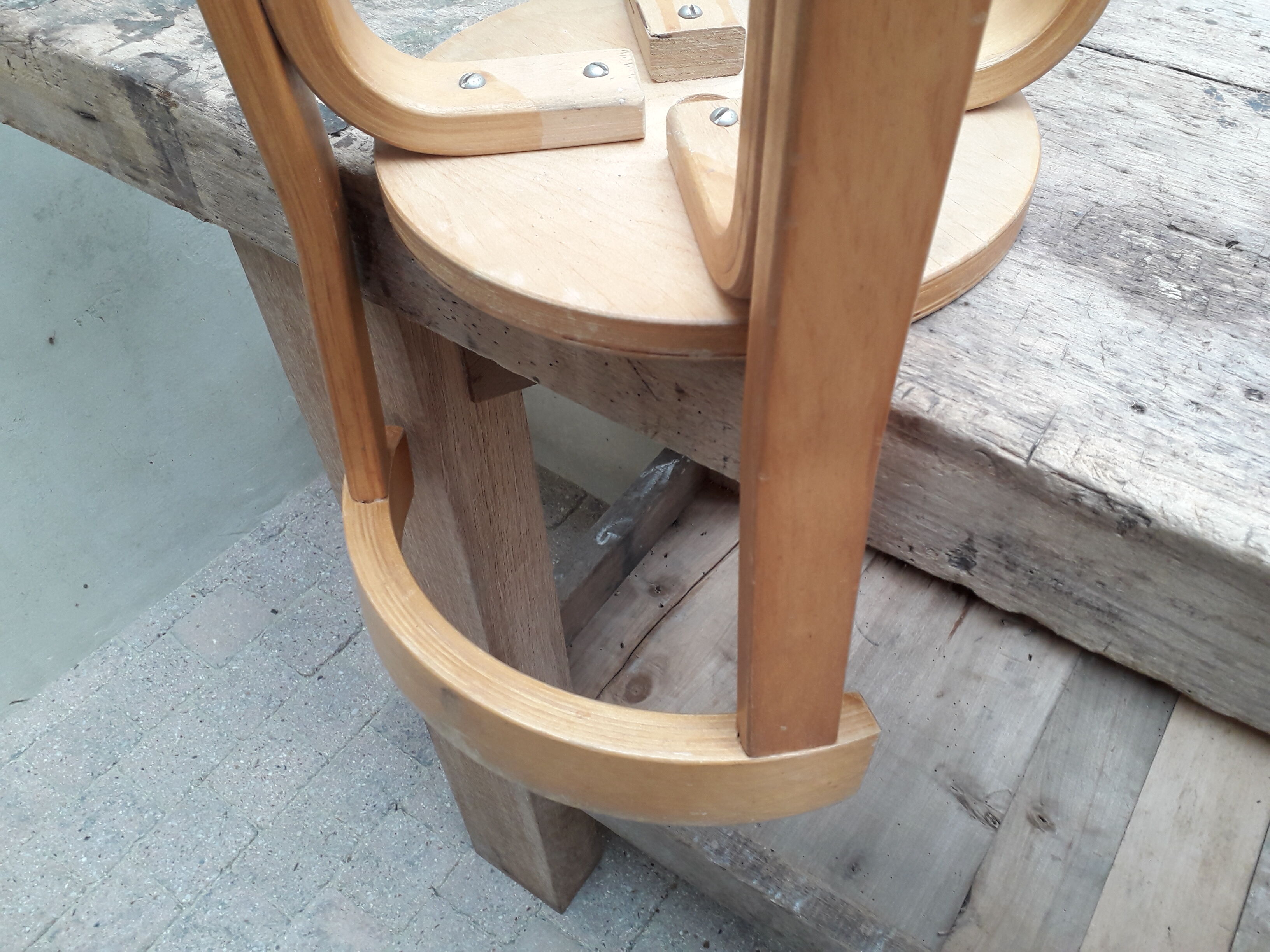Wooden children's chair