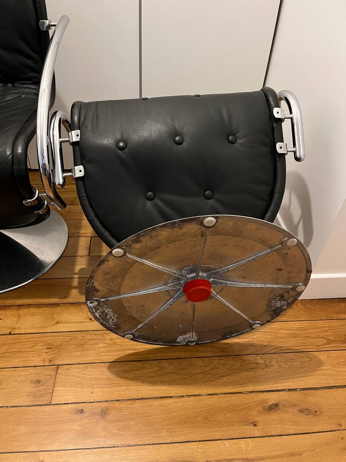 Set of 4 Verner Panton chairs, System 1-2-3 for Fritz Hansen.