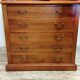 Wooden curtain secretary