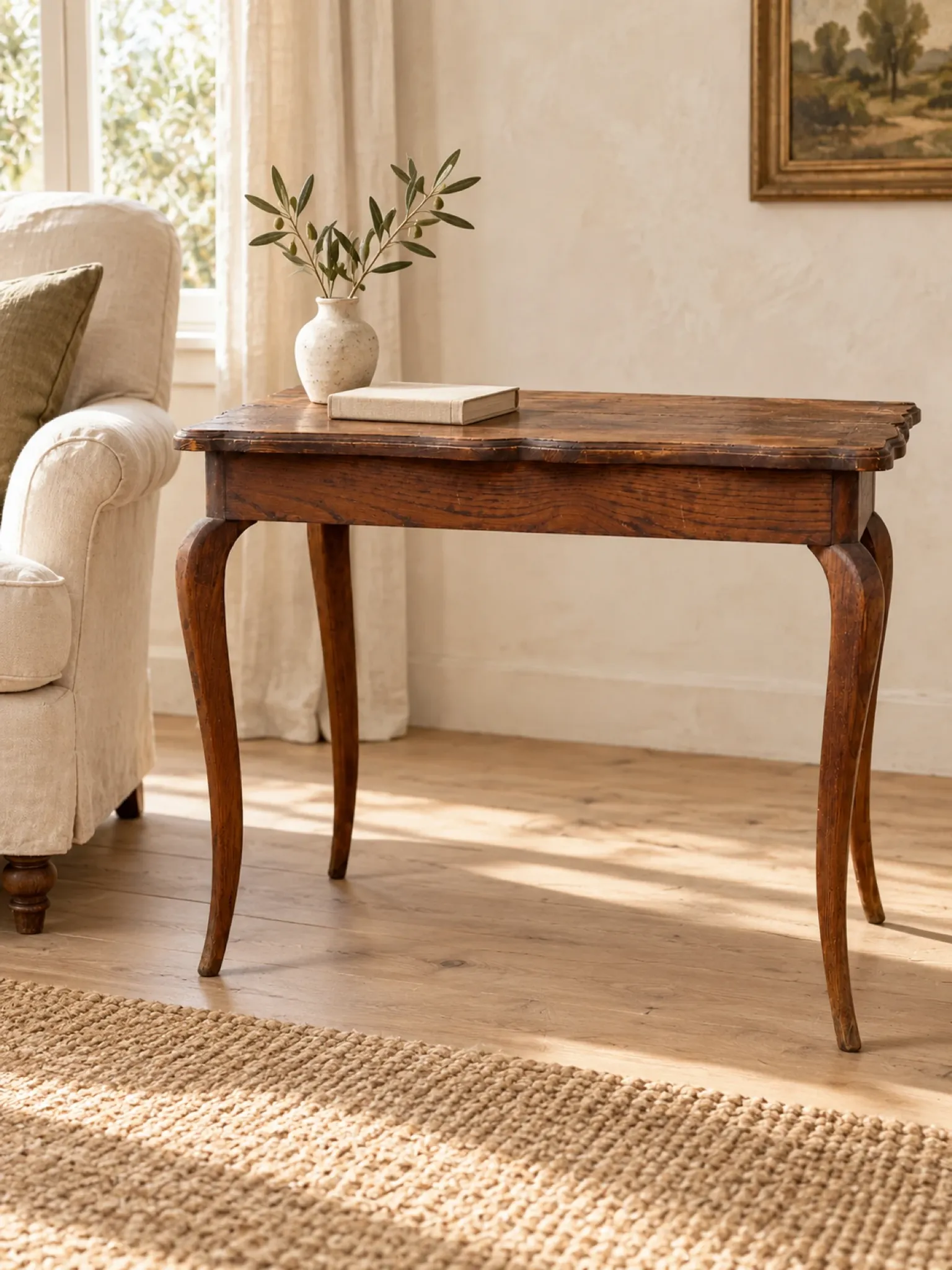 Cabaret coffee table from the 19th century, Napoleon III era.
