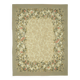 Handmade European Vintage Aubusson Kilim 268 cm x 355 cm