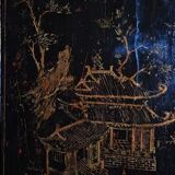 Chinese cabinet in polychrome elm
