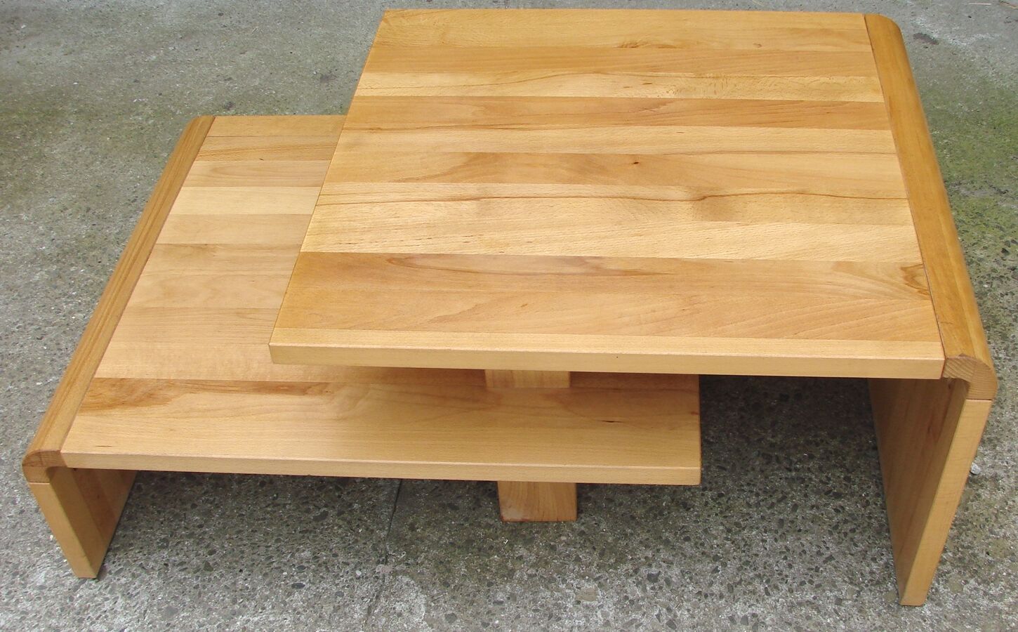 Wooden coffee table, 80s