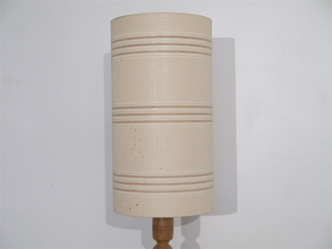 Vintage scandinavian wooden floor lamp 1960