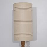 Vintage scandinavian wooden floor lamp 1960