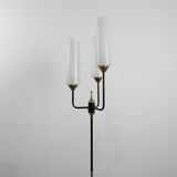 Maison Arlus Three‑Light Floor Lamp, France, 1950