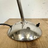 Vintage Green Enamel Bank Lamp, 1950s