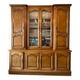 Large solid cherry bookcase