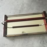 Mirrored tray with handle