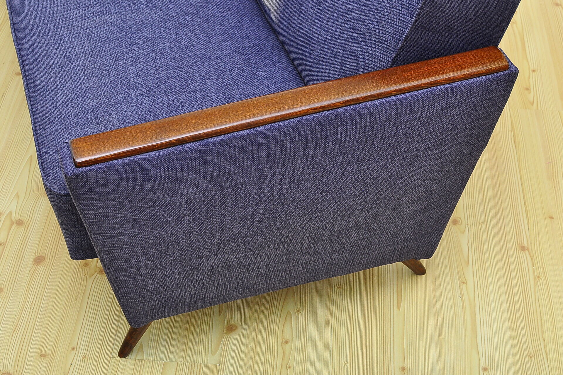 Daybed 3 seat sofa with fold-out function, 1960s