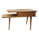 Petit meuble en bois tripode, design 1950