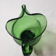 Decanter orange soda or punch in blown glass