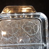 Art deco glass top