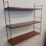 Etagère murale String en noyer, années 60