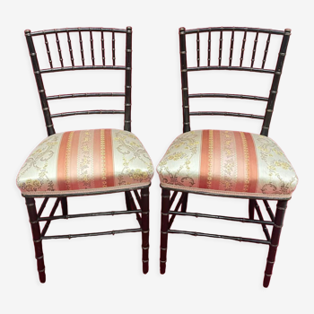 Paire de chaises Napoléon III