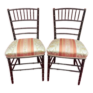 Paire de chaises Napoléon