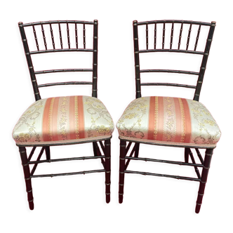 Paire de chaises Napoléon III