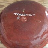 Flat terracotta plates