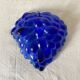 Vide poche en verre raisin bleu cobalt