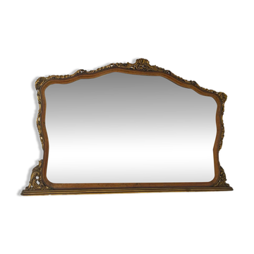 Italian Art Deco wall mirror, 1900s.