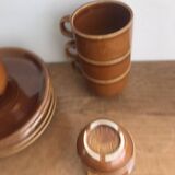 Set of 6 Fina England coffee cups with saucers