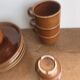 Set of 6 Fina England coffee cups with saucers
