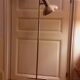Floor lamp, reading light with two spots from the 70s in chromed metal and brushed aluminum