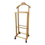 Light valet stand in beech