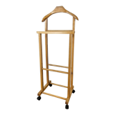 Light valet stand in beech