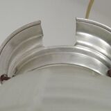 Art Deco ceiling light in glass and metal