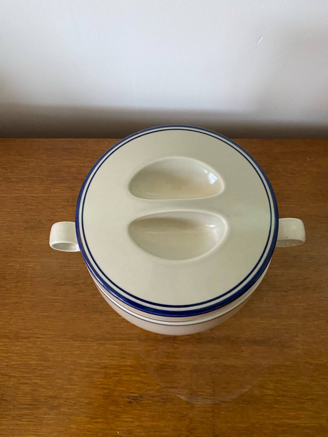 Old terrine stew roserthal ceramic pot made in germany vintage #b9