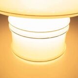 Vintage glass table lamp from the 70s, space age mushroom.