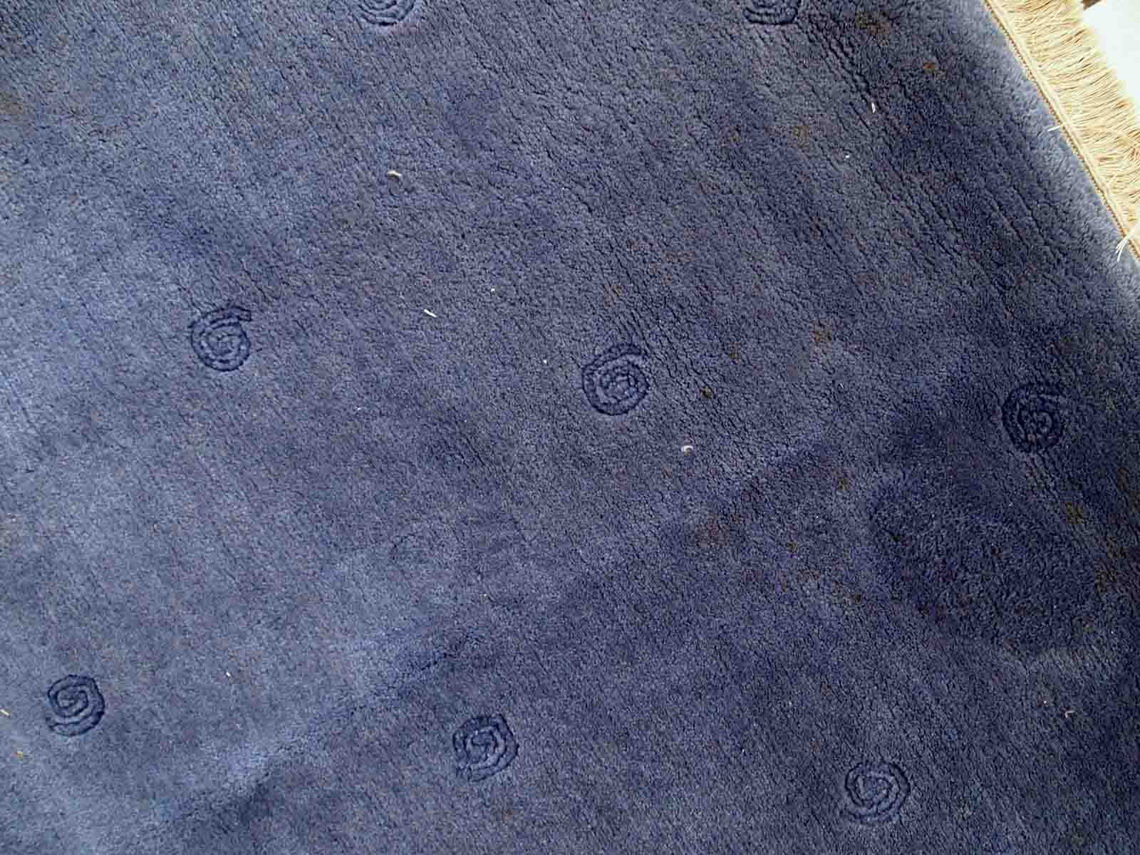 Vintage Tibetan Khaden handmade carpet 173cm x 235cm 1970s, 1C509