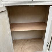 Small antique display cabinet