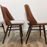 Dining Chairs by Radomir Hoffman for Ton, 1950s, Set of 4