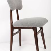 Grey Bouclé Chair from the 20th Century, 1960s
