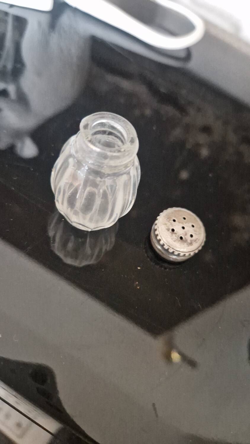 Cristofle old silver salt shaker