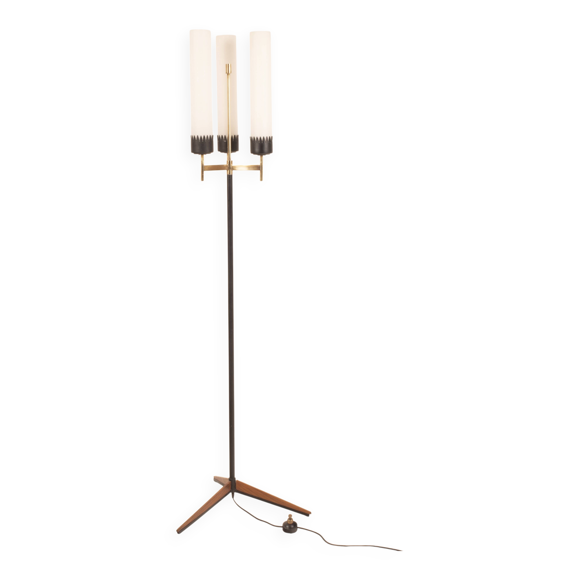 Three-Arm Floor Lamp by Stilnovo, 1950s